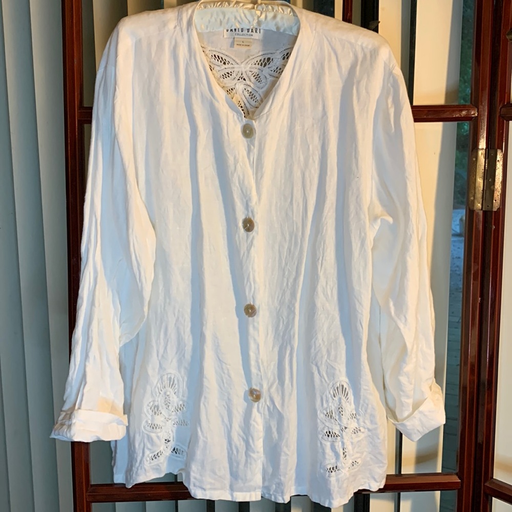 DAVID DART 100%linen jacket
